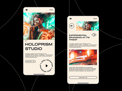 Holoprism Studio Mobile Web