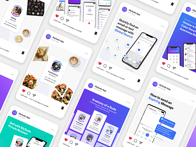 MySudo Social Media app branding design graphic art graphic design identity instagram post phone app socialmedia ui