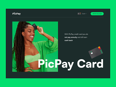 PicPay Card branding graphic design interection picpay ui ui design