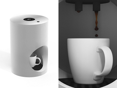 Coffee Machine | concept 3d coffee cup design industrial render sketchup