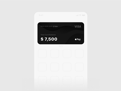 bank widget concept