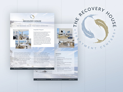 The Recovery House | Typography brand branding design graphic identity illustration logo print typography
