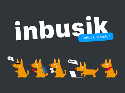 Inbusik - inBus Character advertising booking brand branding bus character design graphic icon identity illustration logo vector