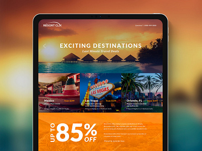 Travel Agency Landing Page branding design landing page typography ui ux web website