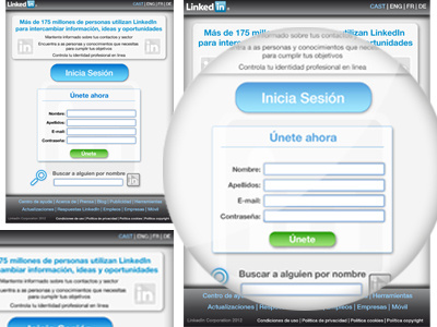 App Mobile/Tablet LinkedIn