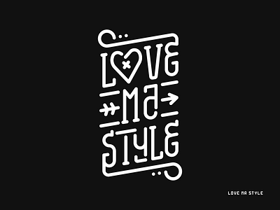 ❤ ma style! love outline tag type typography