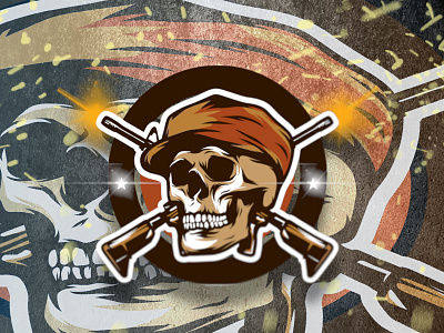 SKULL MASCOT LOGO