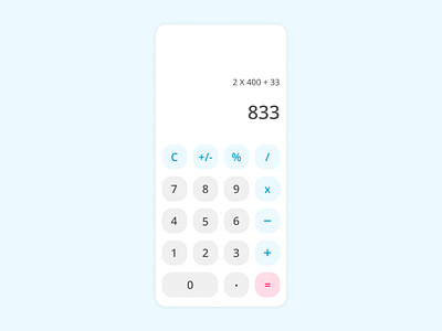 Daily UI  #4 Calculator