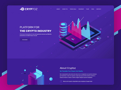 Cryptoz | ICO, Bitcoin And Crypto Currency HTML Template