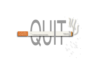 Fireplace - I QUIT abstract behance cool dribbble graphicdesign icon illustration logo minimal ui