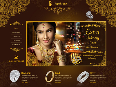 Jewellery Landing Page