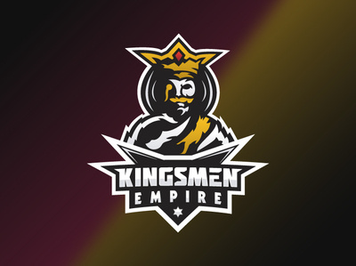 Kingsmen Empire branding colorful creative design esport mascot esports logo esports logos gaming logo icon illustration illustrator king logo king mascot kingsmen empire logo mascot logo mascot logos