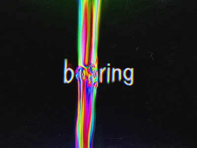 Boring 80s 90s art artwork bored design glitch glitch art glitch effect glitchart glitchy illustration iridescent melt melted mishko neon photoshop quarantine vhs