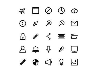 Driblle 48x48 px clean fress icon illustrator interface line simple style vector