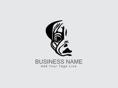 buldog logo buldog business clean fress illustration illustrator logo new shape simpel vector
