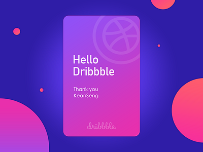 Hello Dribbblers！ design illustration ui