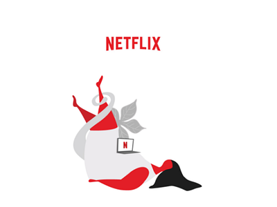 Netflix illustration adobe illustrator