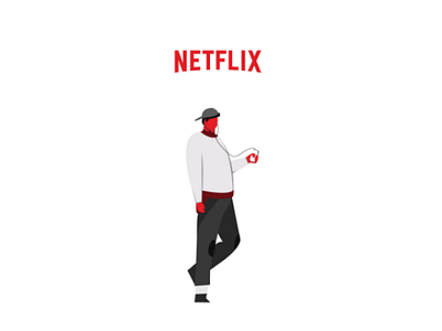 Netflix illustration adobe illustrator