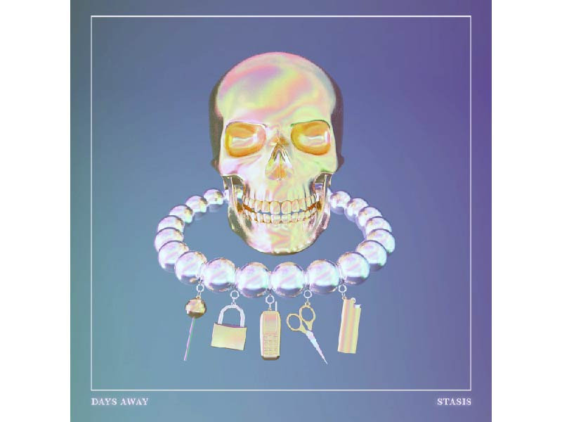STASIS album art for Days Away skull charms bracelet cover artwork album artwork graphic 3d c4d cinema4d