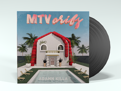 MTV Cribs cinema4d design mockup motion graphics music design vinyl