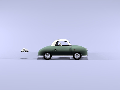 Vintage Car Still 3d 3d animation c4d car cinema4d design vehicle vintage