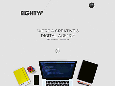 Eighty8 Design Website agency clean design digital flat minimal responsive web design website white wordpress