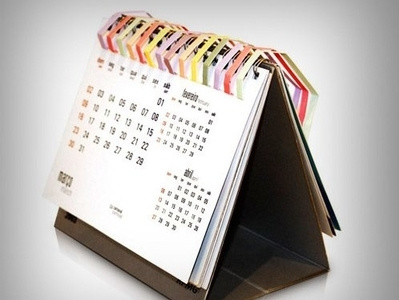 Calendar calendar print design