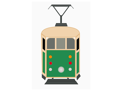 MelbourneTram icon illustration logo ux