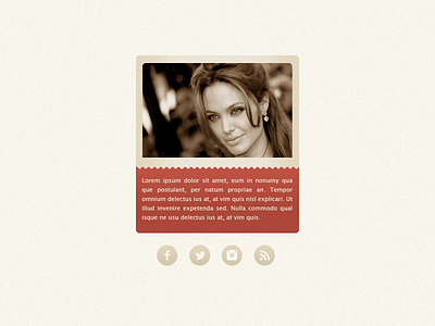 Perfil profile widget