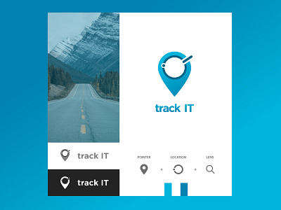 track IT app LOGO app branding design icon illustrator photoshop ui