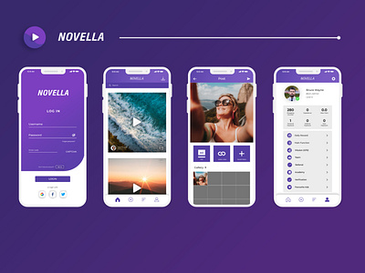 Novella app UI