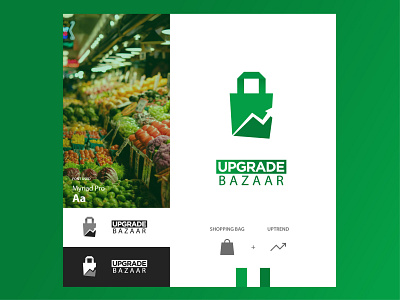 upgrade bazaar LOGO app branding design illustrator logo photoshop ui ux vector website