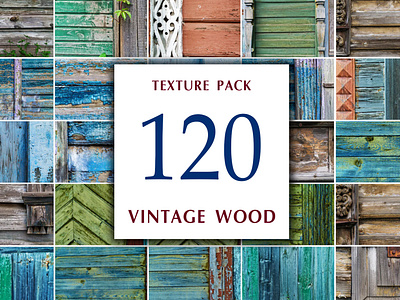 120 Vintage wood textures