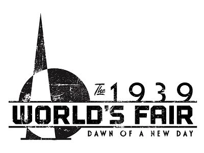 1939 World's Fair illustration logo retro vintage