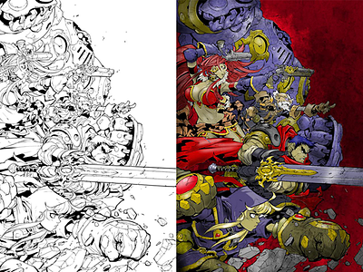 Battle Chasers Coloring Test