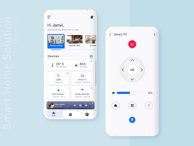 Smart Home Solution App UI