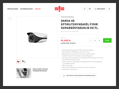Product page clean iceland minimal navigation product product page ui