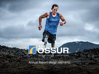 Össur Annual Report annual report business clean data finance minimal prosthetics simple