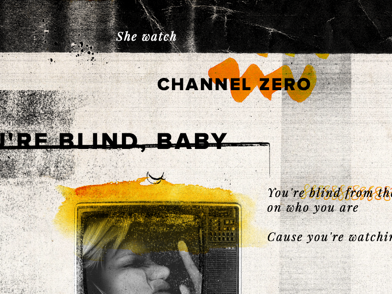She watch channel zero by Egill Hardar on Dribbble