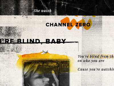 She Watch Channel Zero By Egill Hardar On Dribbble