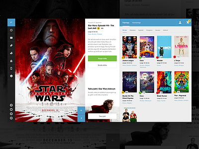 Buy the ticket. movie rating ticket ui