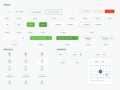 UI Assets assets buttons clean datepicker forms minimal simple ui interaction ui kit uidesign