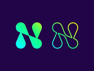 N Lettermark brandidentity branding design graphicdesign illustration logo logodesign logos ui vector