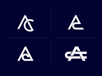 AC Monogram Design brandidentity branding design graphicdesign illustration logo logodesign logos photographer ui vector