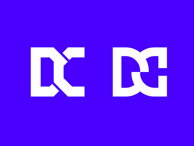 DC Monogram brand identity branding colourful logo d logo gym logo lettermark logo logo design logo mark logotipo logotype modern logo monogram simple simple logo symbol typography unique logo vector wordmark