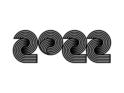 2022 HNY! 2022 abstract logo branding custom gymlogo identity illustration logo logodesign logotype minimal minimal logo modern monogram newyear personal simple typography vector visual identity