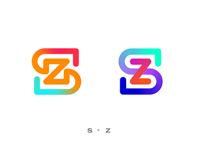 S + Z Monogram branding digital game studio gamer gaming logo icon logo identity design letter logo lettermark logo logo design modern monogram logo s logo simple symbol tech logo typography vector z logo
