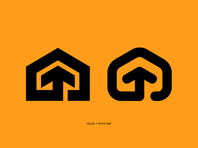 House + Arrow arrow logo branding building business logo design geometric house icon design illustration lettermark logo logo mark logodesign minimal modern logo real estate startup logo symbol timeless wordmark