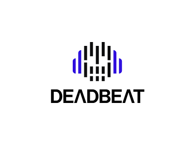 DeadBeat artist artist logo blue branding design dj dj logo icon design identity illustration logo logodesign music musician logo singer singer logo song logo symbol typography vector