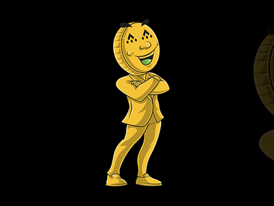 Coin Mascot Character